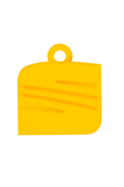 OEM Μπρελόκ, "SEAT", 42X39 χιλ. κίτρινο