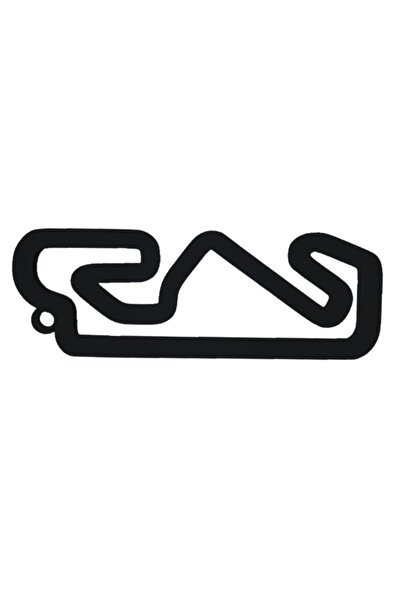 OEM Μπρελόκ, "FORMULA 1 MONTMELO", 22Χ60 χιλ. μαύρο