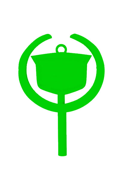 OEM Μπρελόκ,  "CADILLAC ", 85Χ60 χιλ. πράσινο