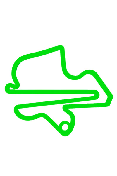 OEM Μπρελόκ, "FORMULA 1 SEPANG", 42Χ50 χιλ. πράσινο