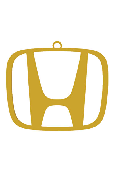 OEM Μπρελόκ, "honda", 53x60 χιλ. χρυσό