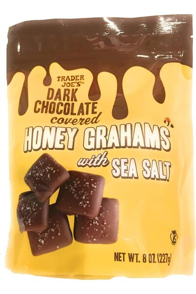 Trader Joes Trader Joe's Dark Chocolate covered Honey Grahams with Sea Salt