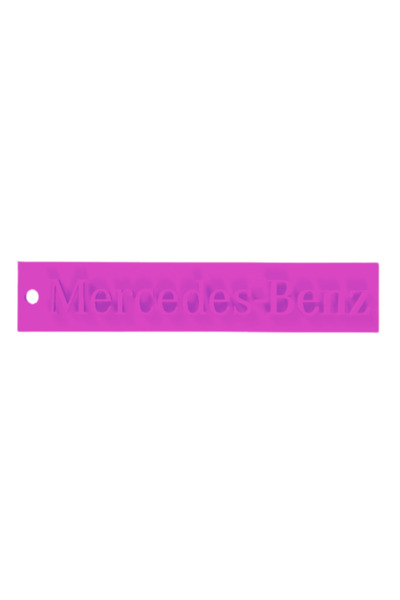 OEM Breloc chei, "MERCEDES", 16X 80 mm mov deschis