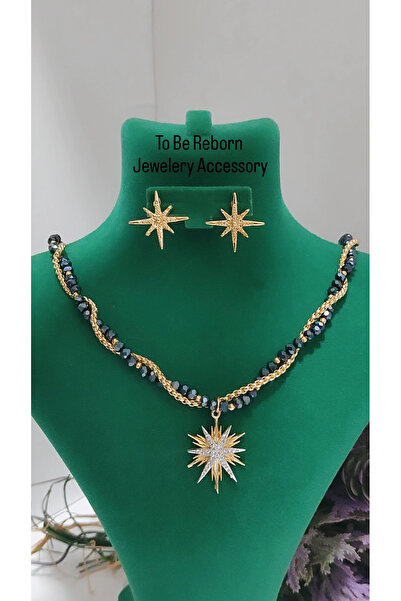 To Be Reborn JEVELRY ACCESSORY SELDA AÇIKEL Çelik Tasarım Kolye küpe Set