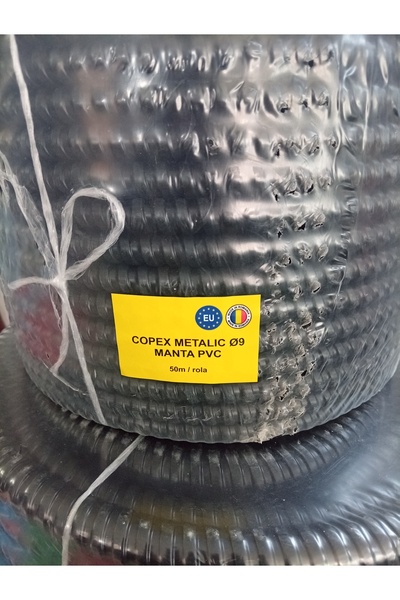 Grandfather Flexible metal copex tube with PVC coating 9mm* 50 m