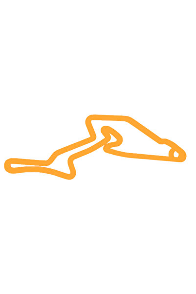 OEM Μπρελόκ, "FORMULA 1 NURNBURGRING", 21Χ60 χιλιοστά, πορτοκαλί