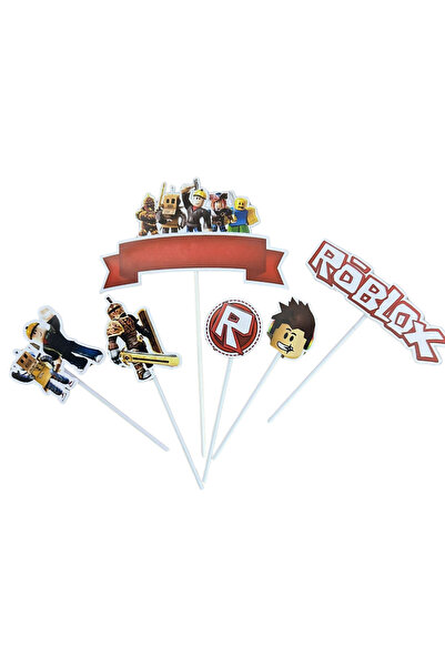 OEM Cake topper decorative, roblox themed, model 2 (name can be written), bir...