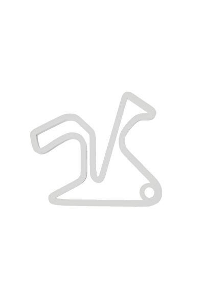 OEM Μπρελόκ, "FORMULA 1 JEREZ", 45Χ50 χιλ. ιβουάρ λευκό