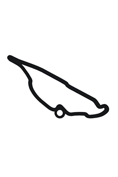 OEM Μπρελόκ, "FORMULA 1 MONTREAL", 37Χ60 χιλ. μαύρο