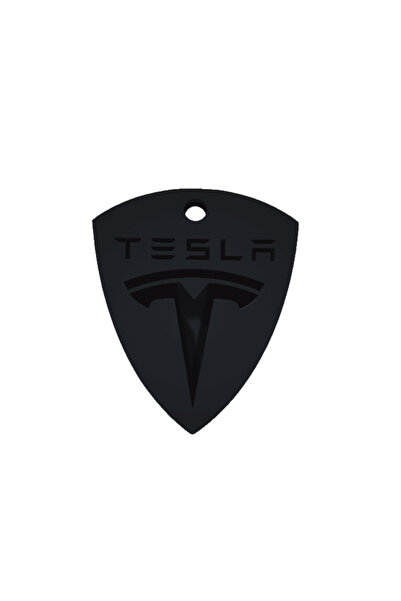 OEM Μπρελόκ,  "Tesla ", μαύρο 60 x 50 χιλ.