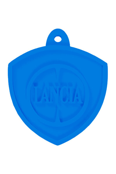 OEM Μπρελόκ,  "Λάντσια ", 47x 40 χιλ. μπλε