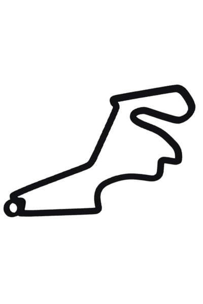 OEM Μπρελόκ, "FORMULA 1 ΙΣΤΑΝΜΠΟΥΛ", 35Χ70 χιλ. μαύρο