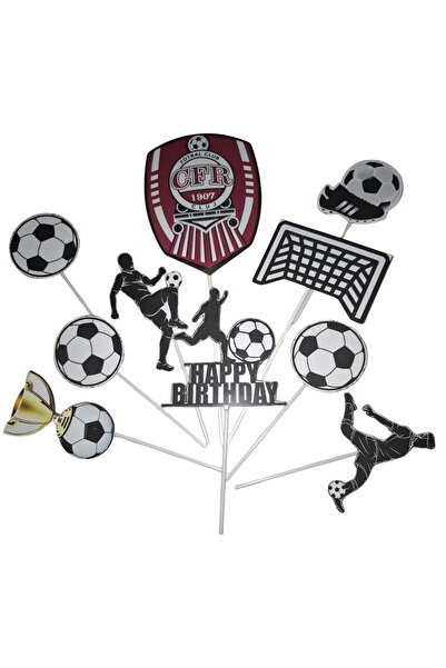 OEM Χάρτινο διακοσμητικό τούρτας, με θέμα cfr, επέτειος - 10 τεμάχια