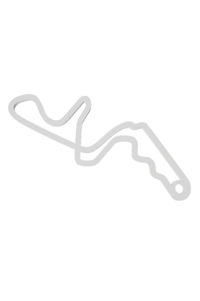 OEM Μπρελόκ, "FORMULA 1 SUZUKA", 30Χ50 χιλ. ιβουάρ λευκό