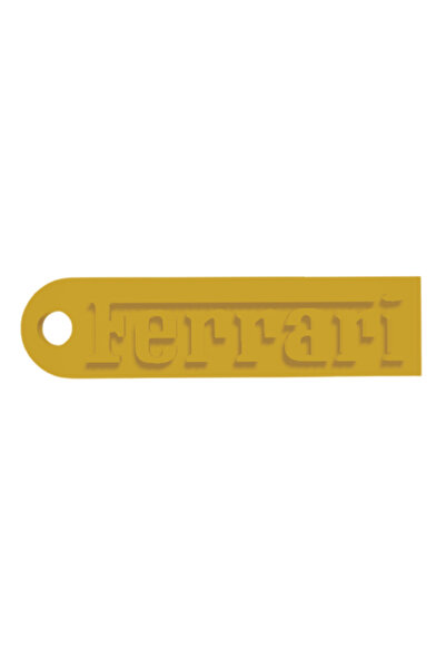OEM Breloc chei, "FERRARI", 15X 56 mm auriu