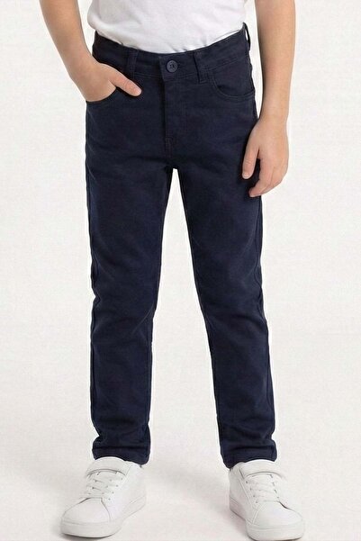 s.t. sebat tekstil Pantaloni clasici pentru copii din țesătură Gabardină M007...