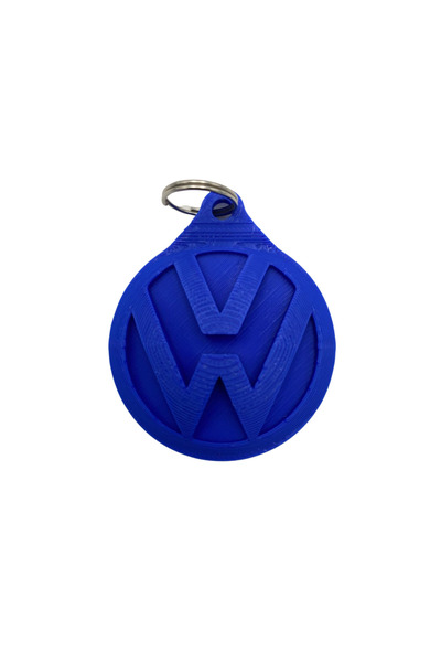 OEM Μπρελόκ, "VW", 60x50 χιλ. μπλε