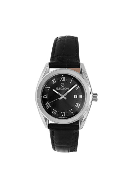 Election Classic Swiss Watch – Black & Roman Numerals