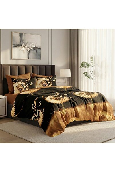 Pucioasa Σετ πολυτελείας διπλής παπλωματοθήκης 6 τεμαχίων, Πικραλίδες