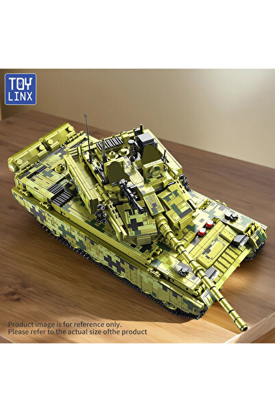 Star Tanc Type 99A Compatibil LEGO cu Telecomanda, Motor Servo si Functii Int...