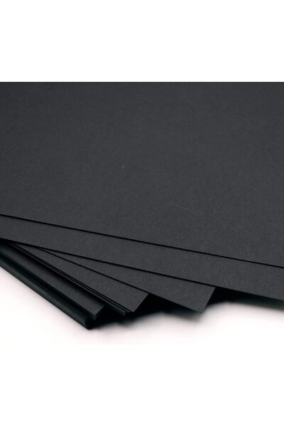 Generic A3 Black Paper 350GSM, 10 Sheets Thick Dark Black Paper Card