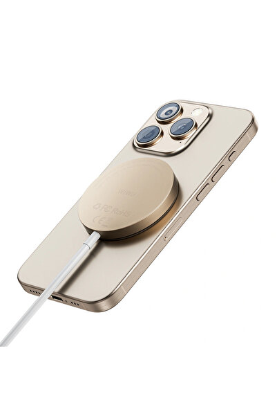 WIWU Wi-W029 Qi2 Wireless Charger - Gold