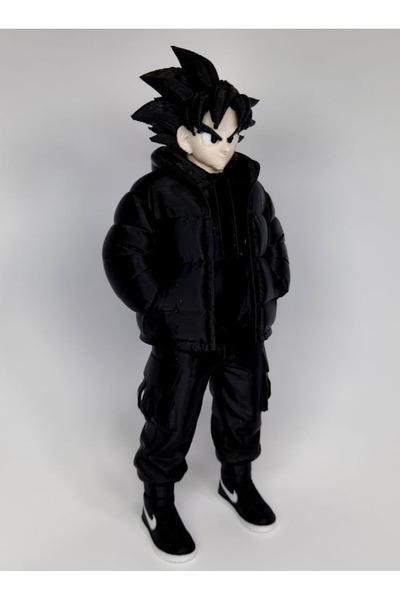 3d layer craft Goku Urban Figür 20 cm Büyük Boy Dragon Ball Figür