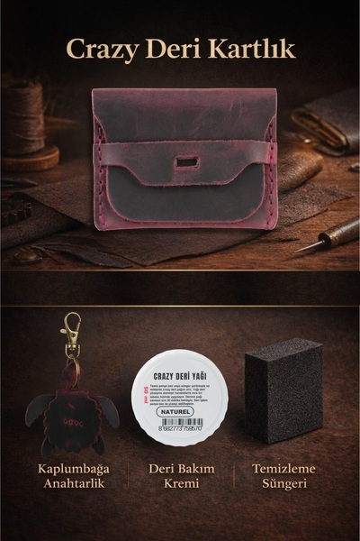 deribo Crayz Leather Card Holder