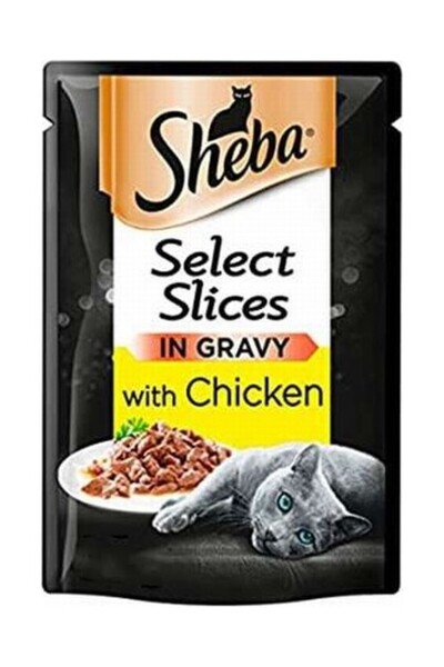 SHEBA Pouch Tavuklu Yetişkin Kedi Konservesi 6 Adet 85 gr