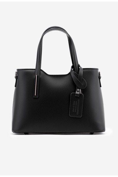 Dasha Black women's bag made of genuine Leather
