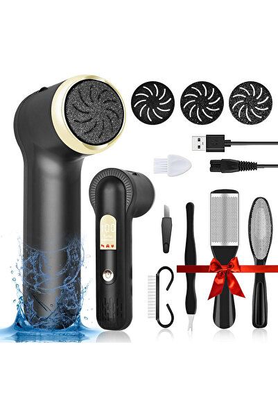 ewenta Pila Electrica Ewenta® PURESTEP, Talpi/Calcaie, 1200mAh, Display, Aspi...