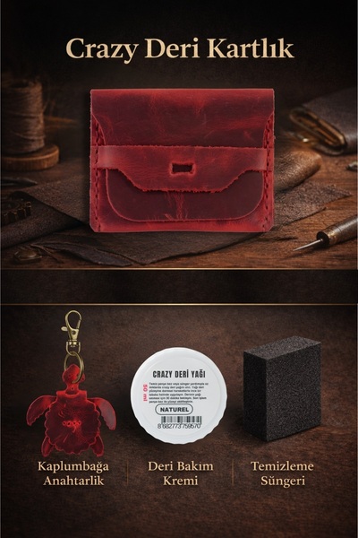 deribo Crayz Leather Card Holder