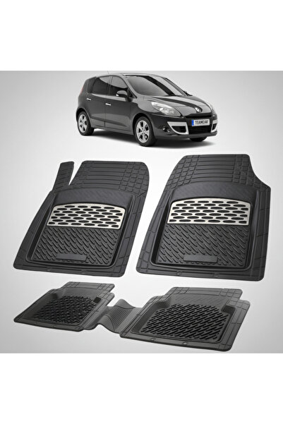 TEAMCAR Renault Scenic III 1 MPV Συμβατά Πατάκια Δαπέδου 2009-2012 |   Ασήμι