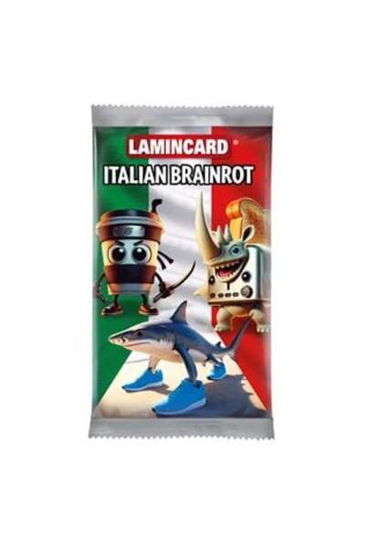 Italian Brainrot Collectible Cards Lamnicard Pack (Blind Bag) - AS
