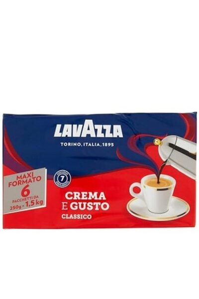LavAzza Crema e Gusto Classico Cafea macinata 6x 250g