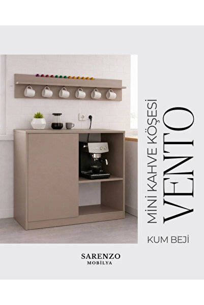 Sarenzo Vento Mini Kahve Köşesi (Kum Beji)