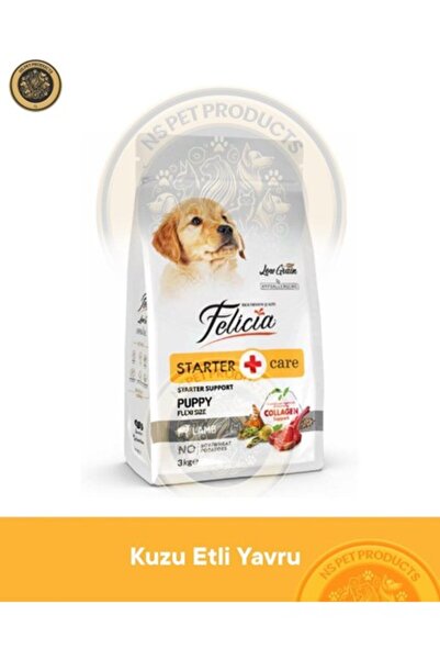 Felicia Starter Care Puppy Lamb-Collagen Flexi Size 3 kg (Az Tahıllı & Hipoal...
