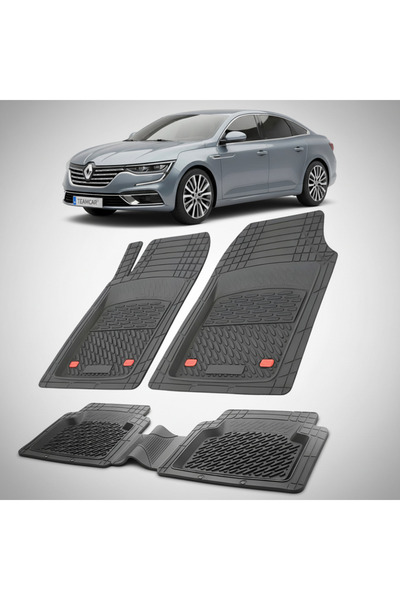 TEAMCAR Renault Talisman 2 Sedan Συμβατά Πατάκια Δαπέδου 2020-2022 |   Μαύρο