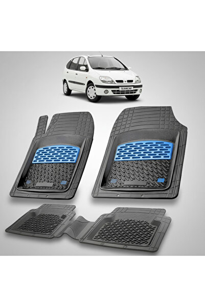 TEAMCAR Πατάκια δαπέδου συμβατά με Renault Scenic I 2 MPV 2000-2003 |   Μπλε
