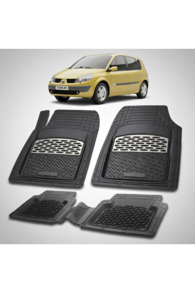 TEAMCAR Renault Scenic II 1 MPV Συμβατά Πατάκια Δαπέδου 2003-2006 |   Ασήμι