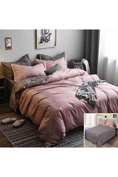 OEM Bed linen, 2 people, satin cotton, 4 pieces, with print, LSN4665