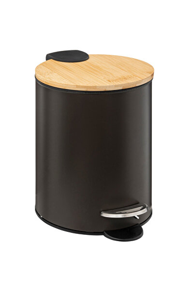 5five Simple Smart Cos gunoi 5Five Modern Color cu capac bambus si sistem sof...