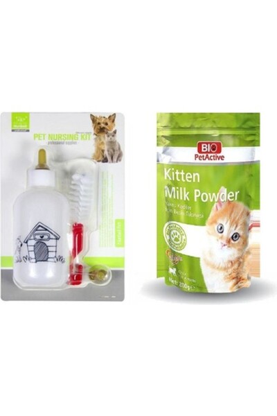 Bio PetActive Bio Pet Active Kitten Milk Powder Yavru Kedi Süt Tozu 200 gr ve...