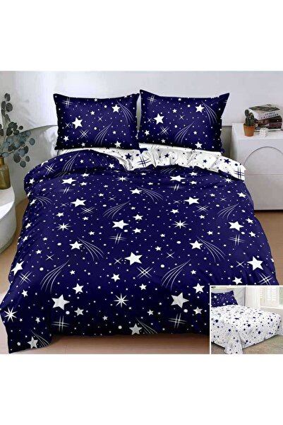 OEM Bed linen, 2 people, satin cotton, 4 pieces, with print, LSN4241