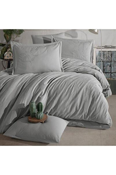 Clasy Premium jacquard bed linen with embroidery, Home, Marlet V5 grey