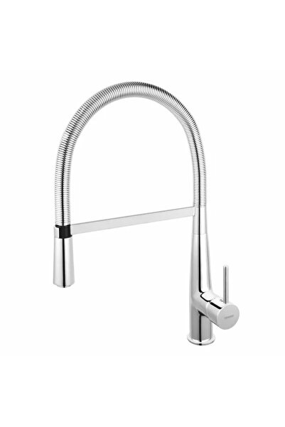 FERRO Baterie bucatarie cu dus extractibil crom Sonata