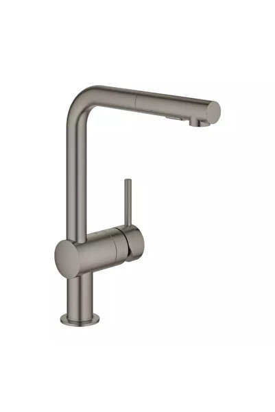 Grohe Baterie bucatarie cu dus extractabil Minta 2 tipuri de jet antracit per...