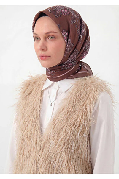 Silk Home Φουλάρι Βισκόζης Βελόρα Τεσσάρων Εποχών Μπαρόκ με Φλοράλ Σχέδιο Ανο...