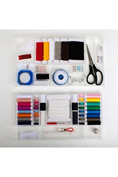 AVA Set Croitorie cu Accesorii – 167 Piese, Cutie Croitorie Completa