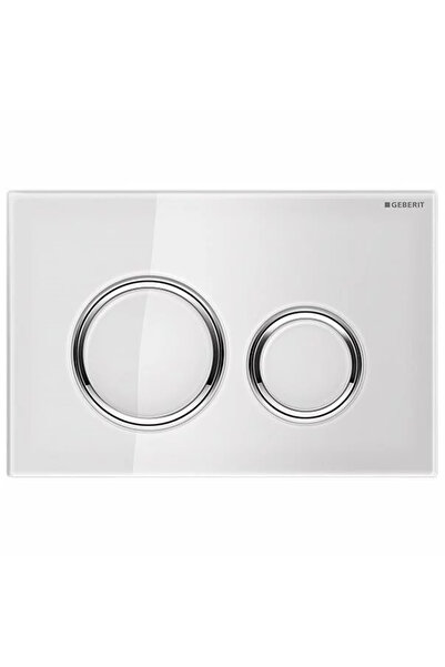 Geberit Clapeta de actionare Sigma21 sticla alb crom lucios